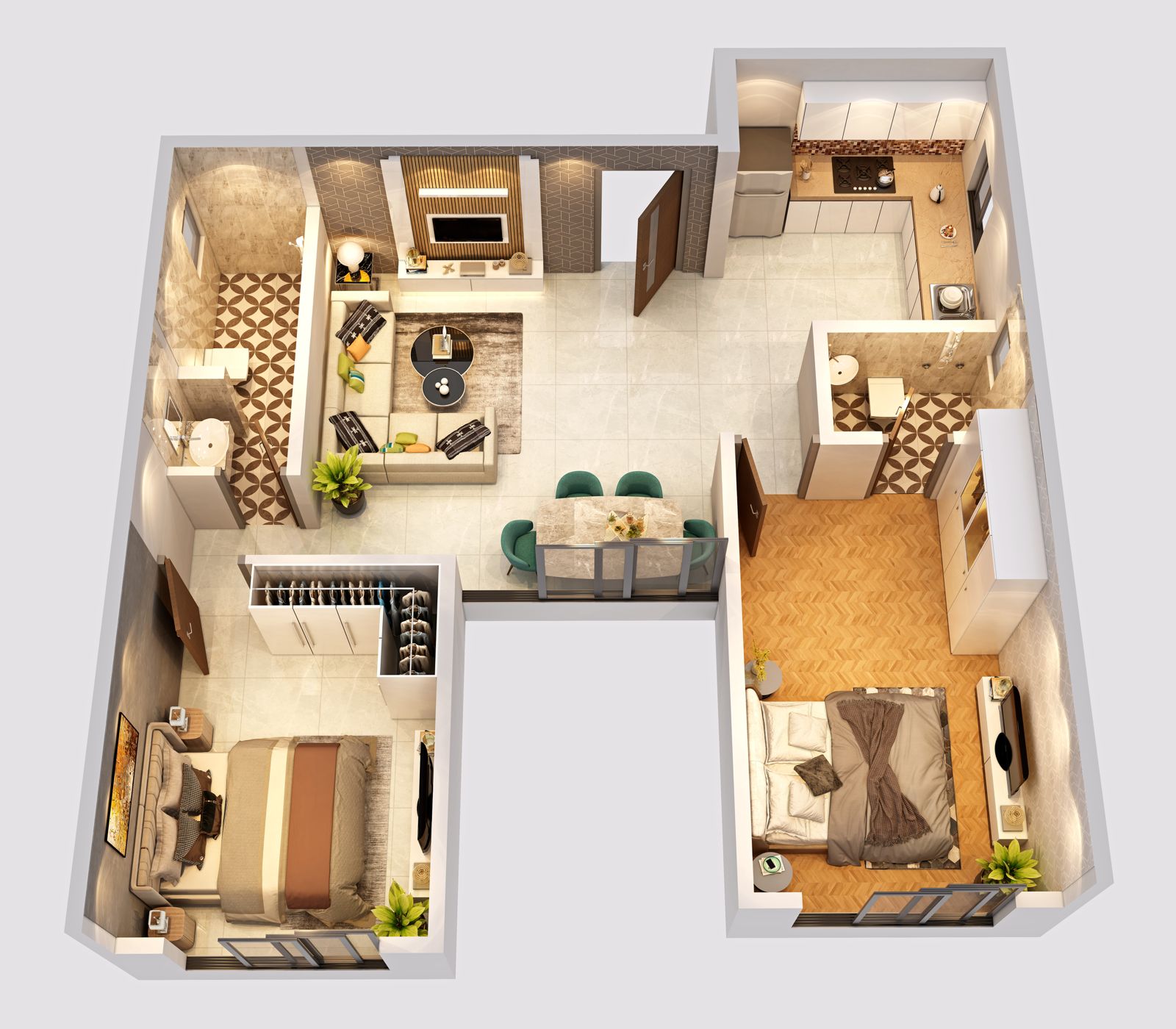 2BHK Plan